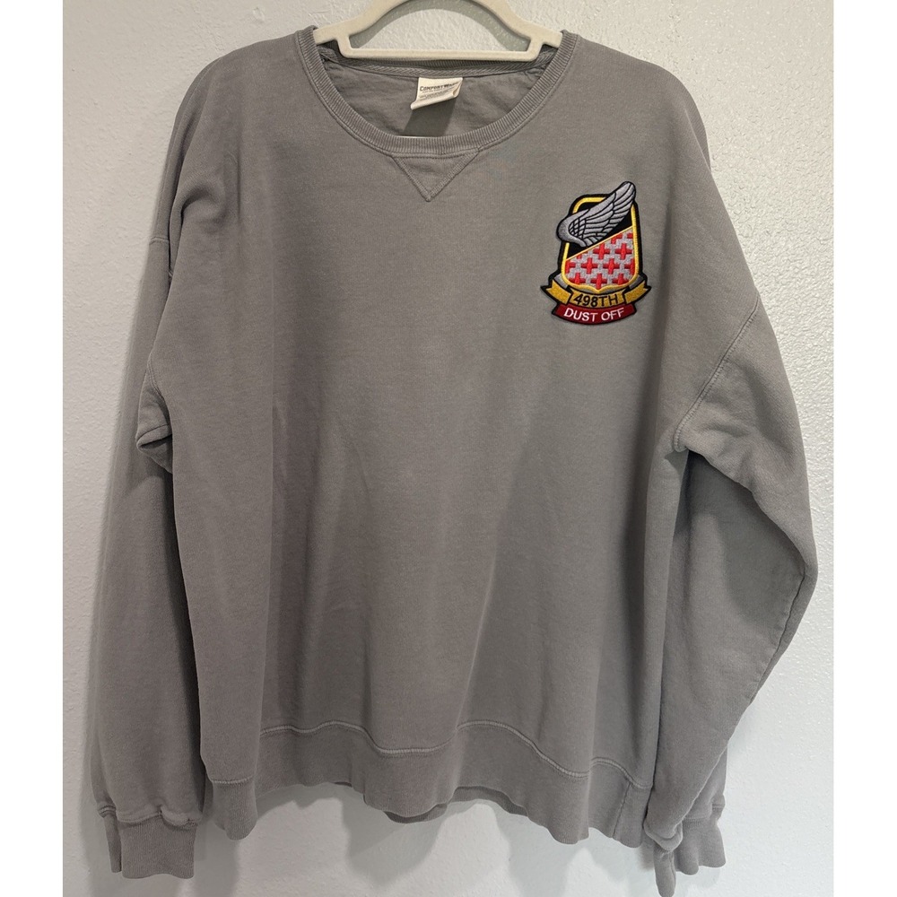 498th Army Air Ambulance‎ Dust Off Operation Sweatshirt  Size XL Crewneck USA